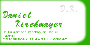 daniel kirchmayer business card